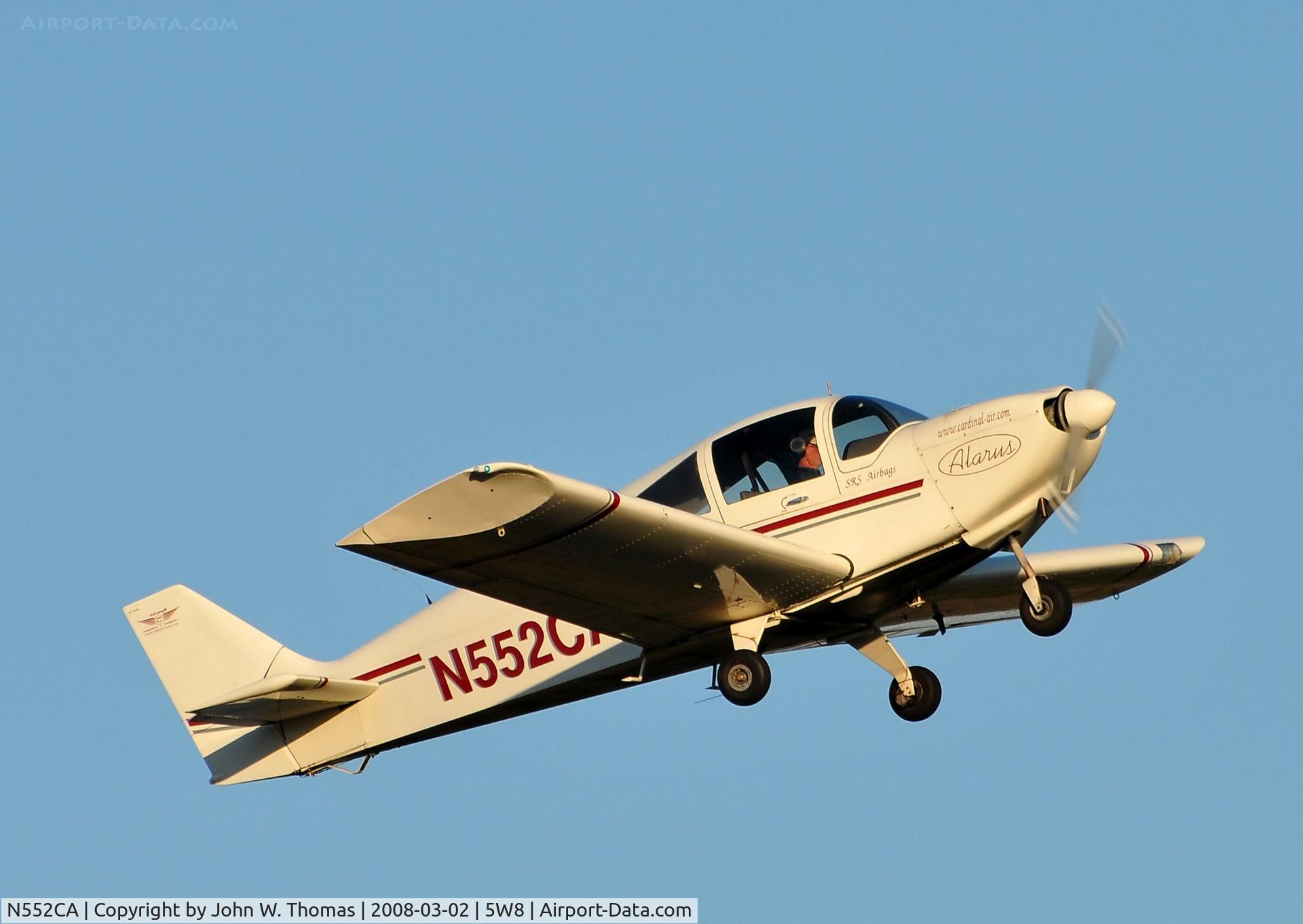 N552CA, 2004 AMD CH-2000 Alarus C/N 20-1037, Departure