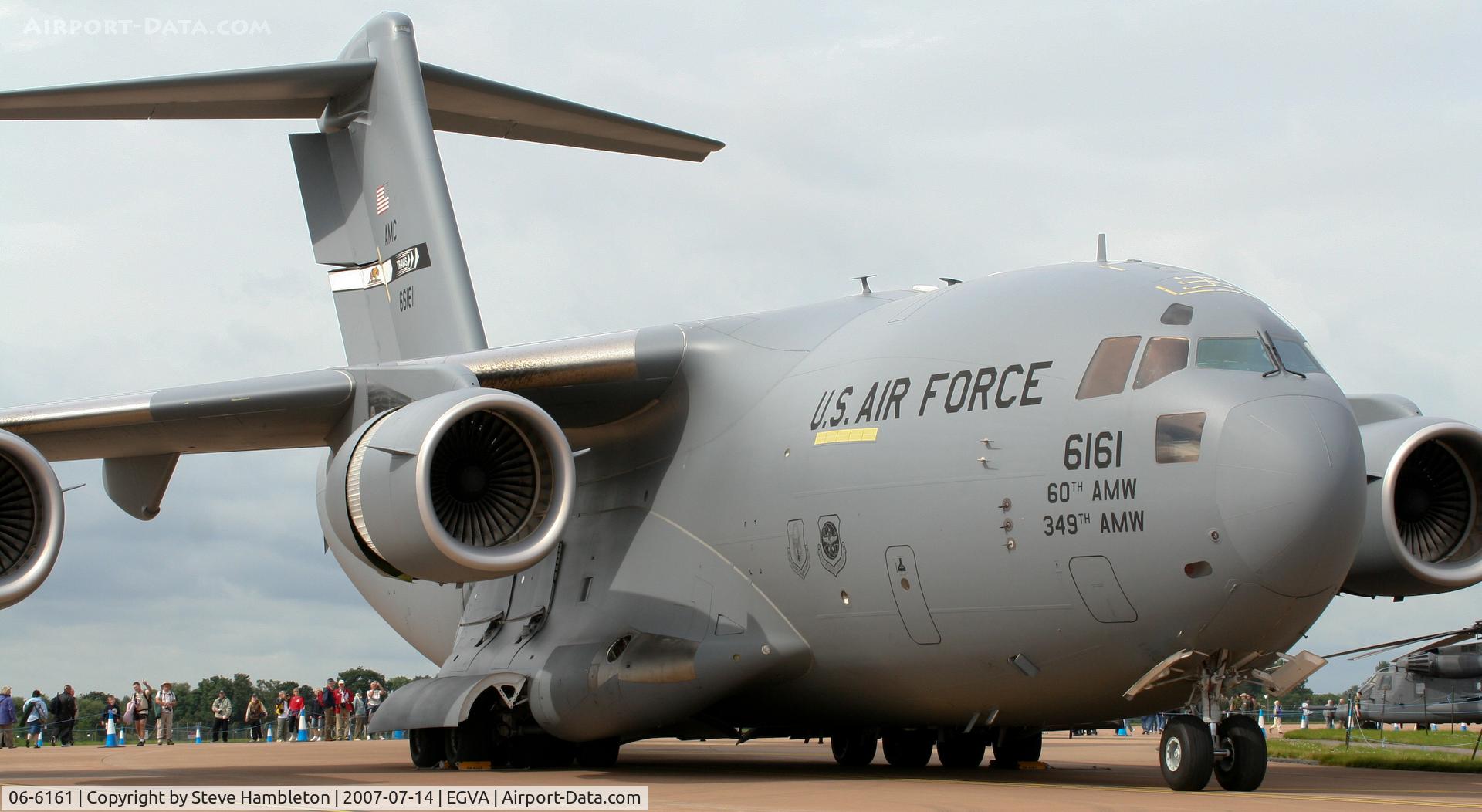 06-6161, 2006 Boeing C-17A Globemaster III C/N P-161, On static display at Royal Air Tattoo