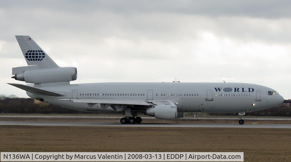 N136WA, 1982 McDonnell Douglas DC-10-30 C/N 47844, Line up in EDDP