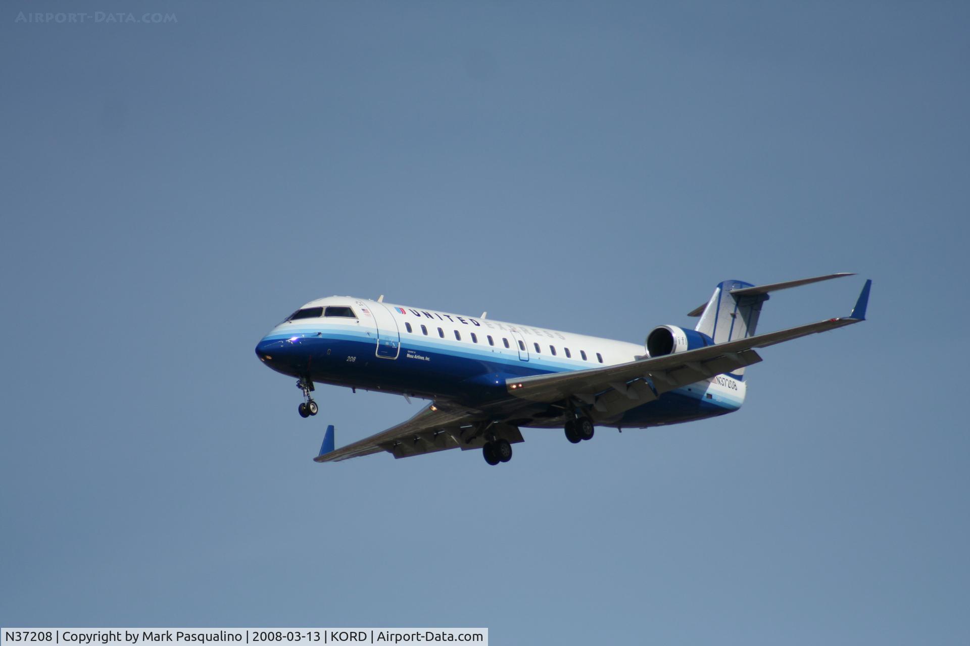 N37208, 1997 Canadair CRJ-200LR (CL-600-2B19) C/N 7208, CL-600-2B19