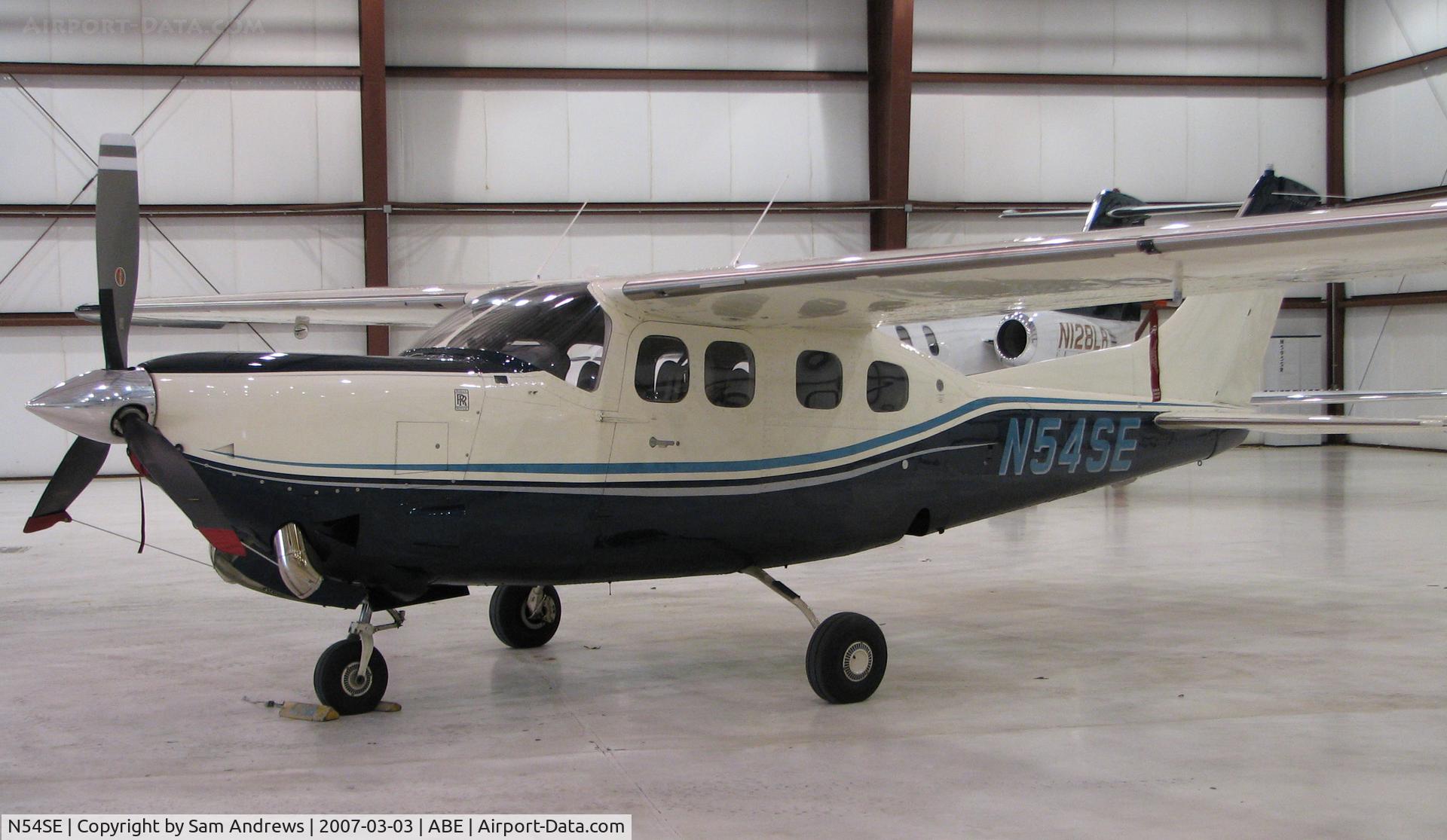 N54SE, 1980 Cessna P210N Pressurised Centurion C/N P21000625, In the hangar.  Nice, huh?