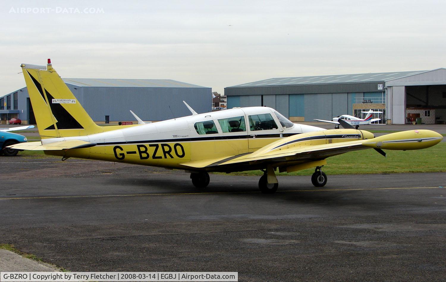 G-BZRO, 1969 Piper PA-30 Twin Comanche Twin Comanche C/N 30-1923, Resident aircraft based at Gloucestershire Airport