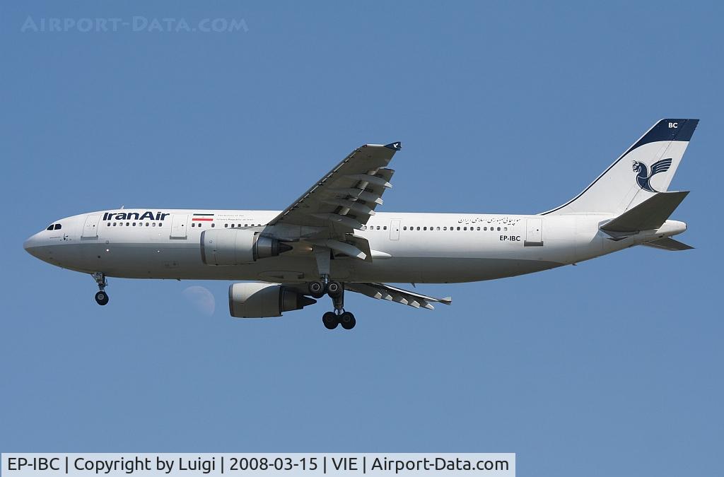 EP-IBC, 1992 Airbus A300B4-605R C/N 632, Iran Air A300-600