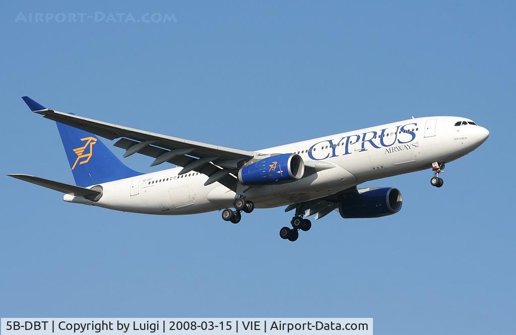 5B-DBT, 2003 Airbus A330-243 C/N 526, Cyprus Airways A330-200