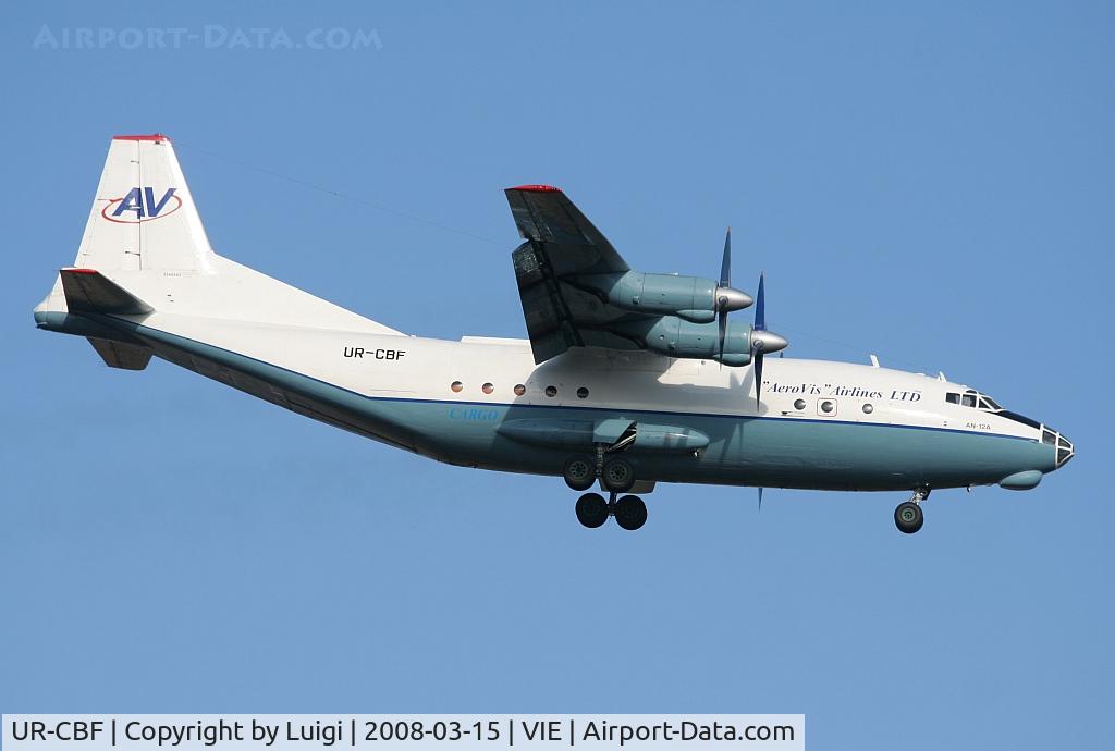 UR-CBF, Antonov An-12A C/N 2340507, Aerovis An-12
