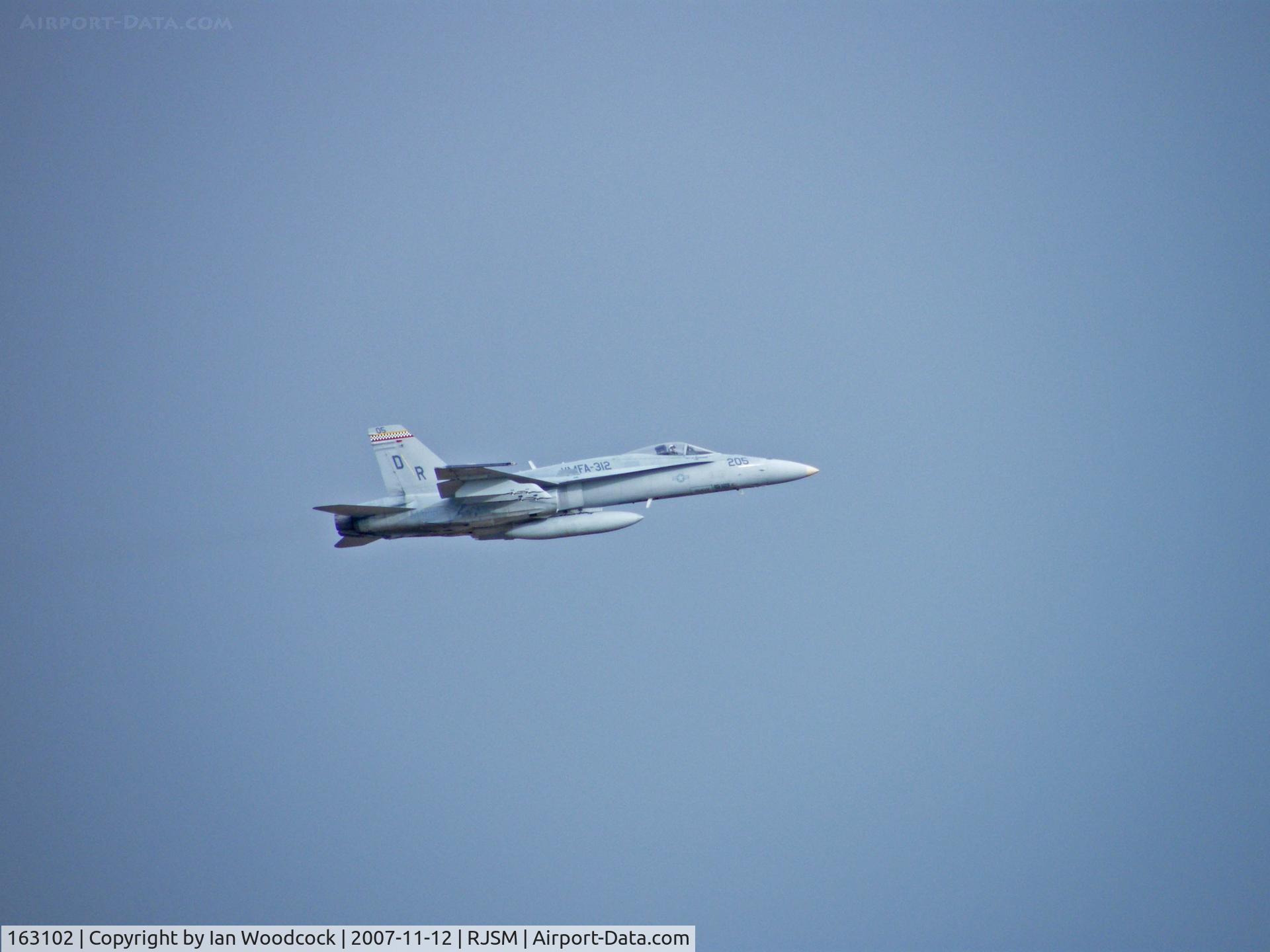 163102, McDonnell Douglas F/A-18A Hornet C/N 0490/A405, McDonnell-Douglas FA-18A (VMFA-312) Misawa-Aomori