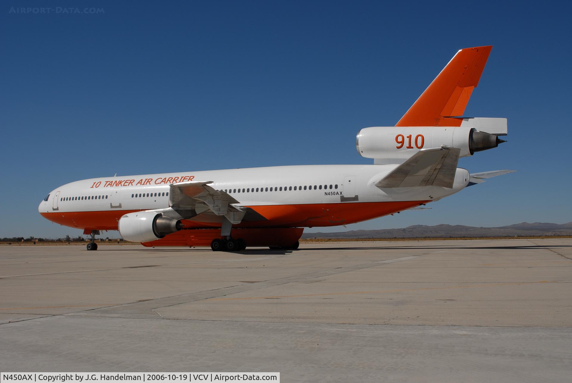 N450AX, 1974 McDonnell Douglas DC-10-10 C/N 46942, left tail view of fire fighter