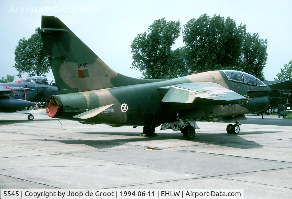 5545, LTV TA-7P Corsair II C/N A-110, Seen visiting the Netherlands