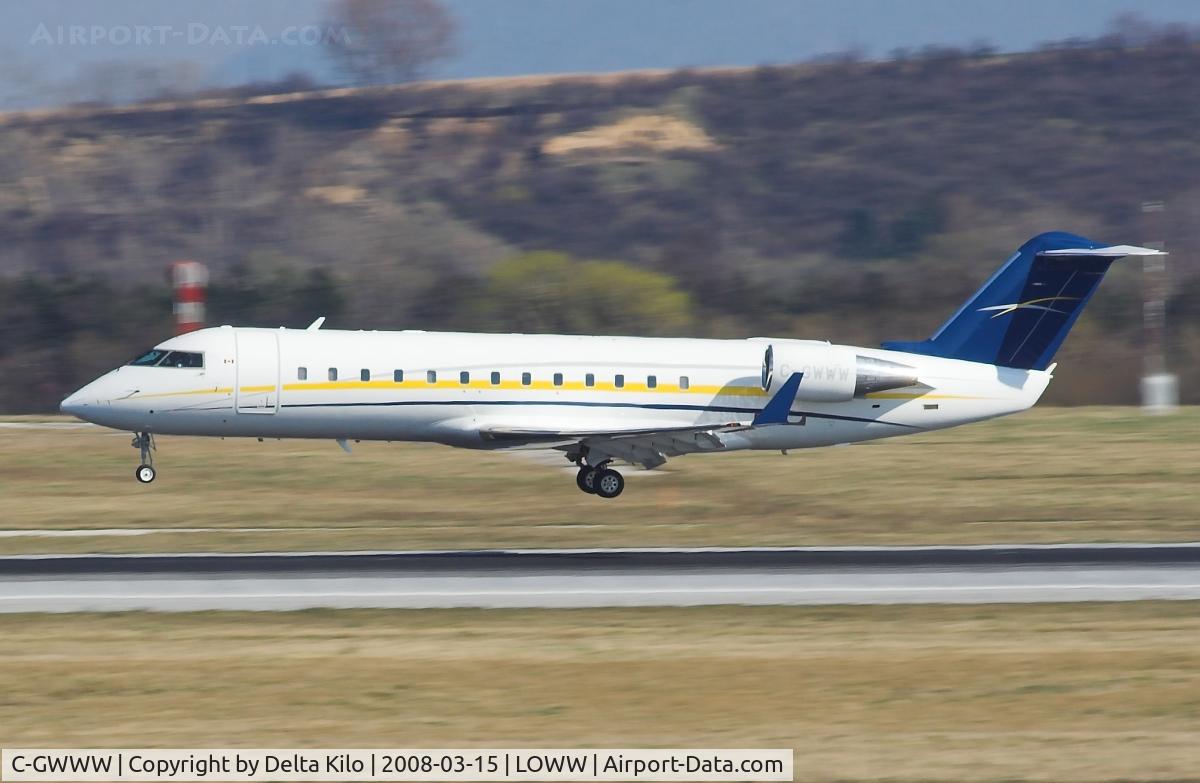 C-GWWW, 2005 Bombardier Challenger 850 (CL-600-2B19) C/N 8057, Chartwight Airline