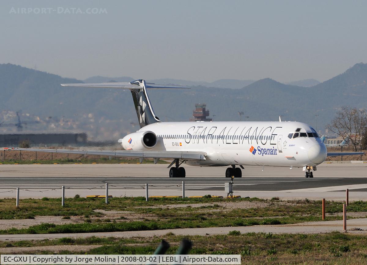 EC-GXU, 1988 McDonnell Douglas MD-83 C/N 49622, 