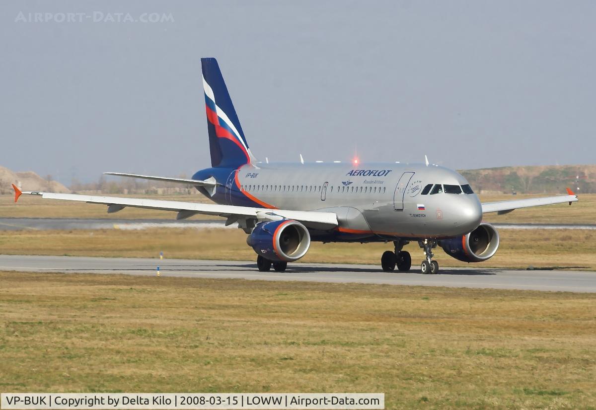 VP-BUK, 2007 Airbus A319-112 C/N 3281, AEROFLOT  A319-114