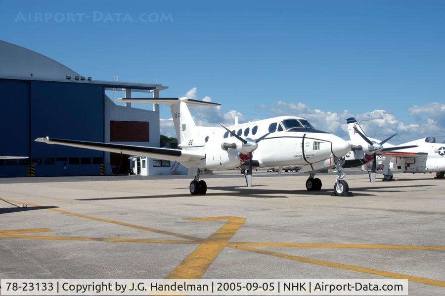 78-23133, Beech JC-12C Huron C/N BC-69, Ramp at U.S. Navy TPS
