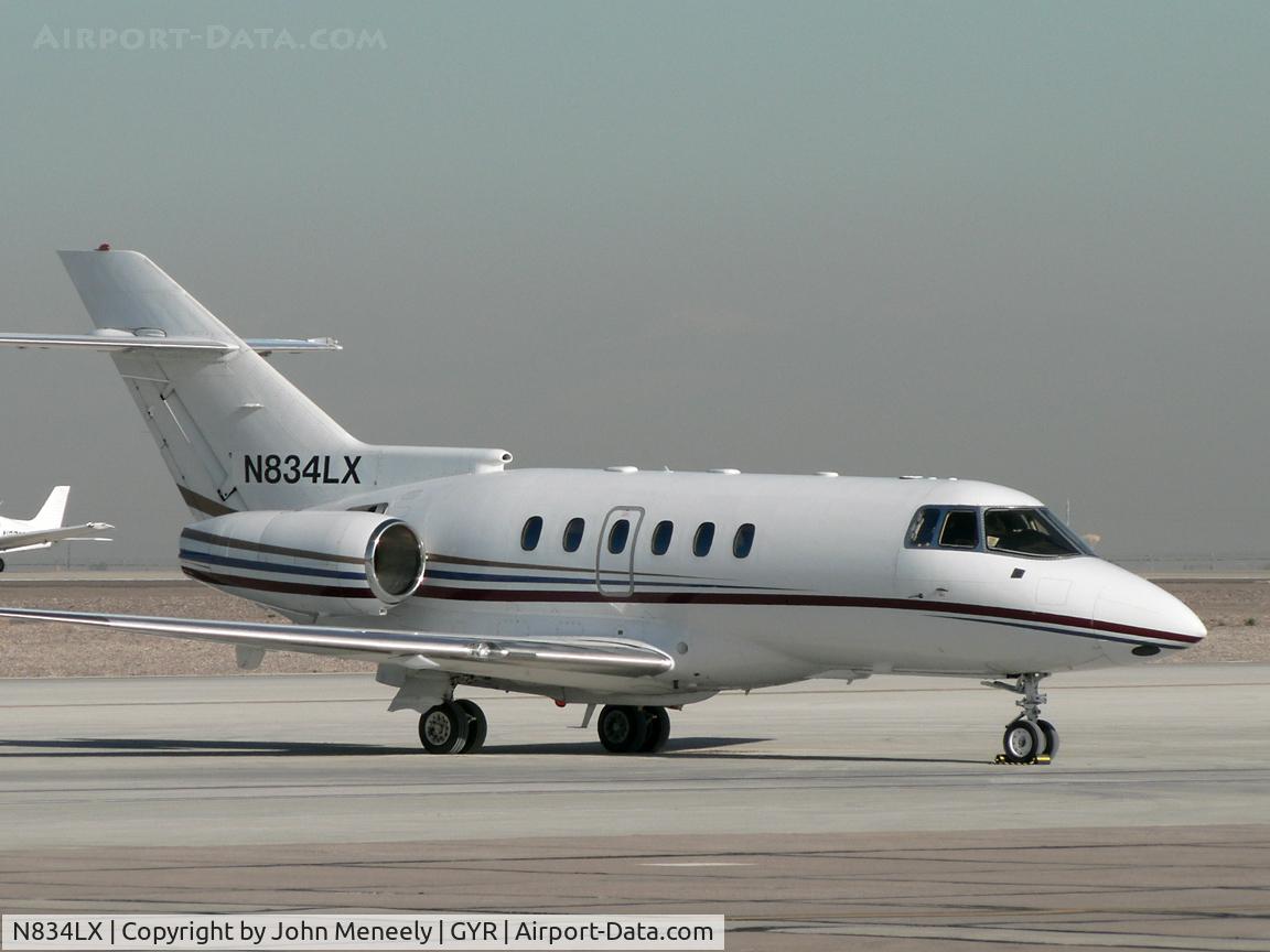 N834LX, 2001 Raytheon Hawker 800XP C/N 258552, Superbowl visitor