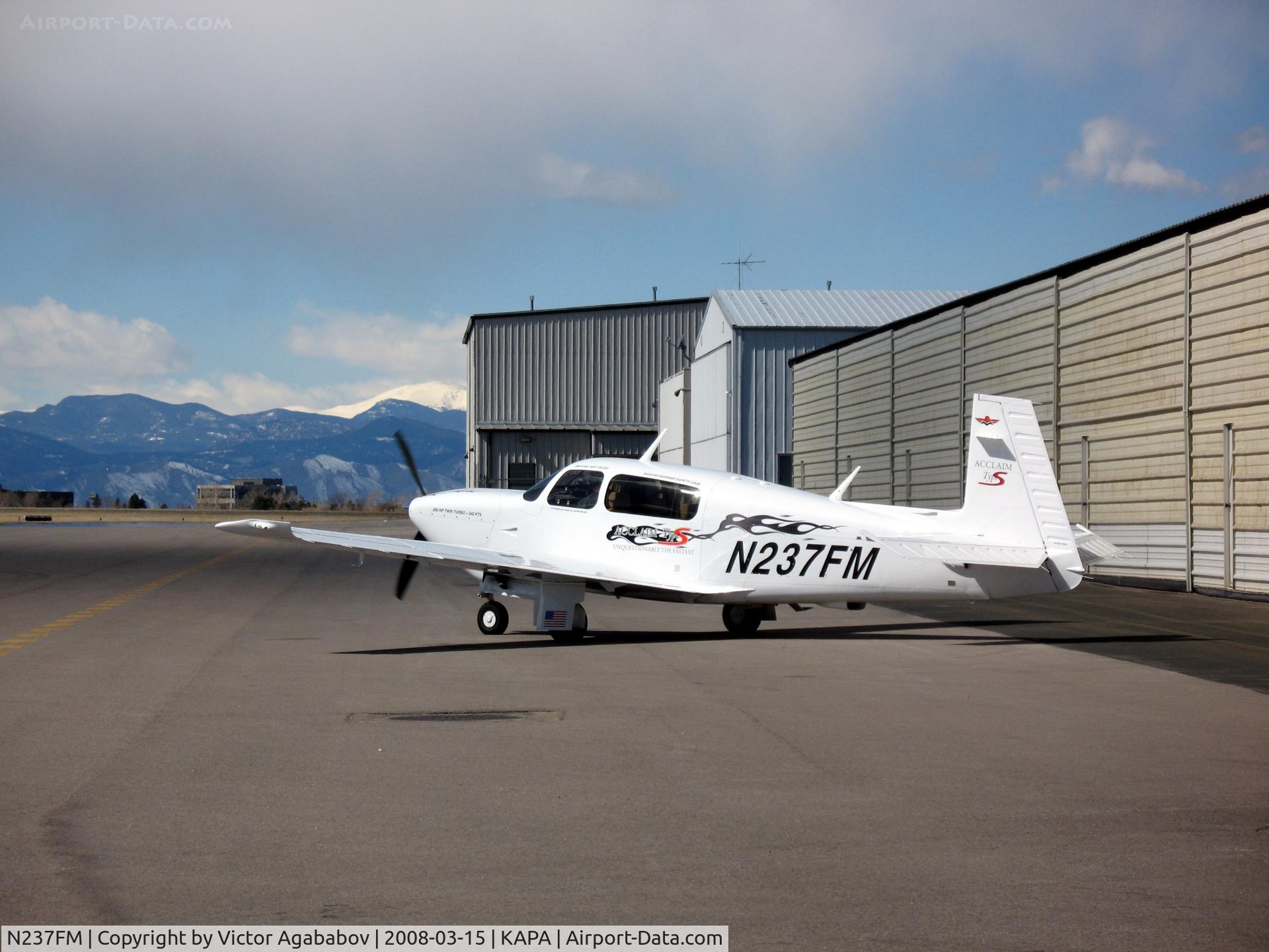N237FM, 2007 Mooney M20TN Acclaim C/N 31-0052, Preparing to taxi at KAPA