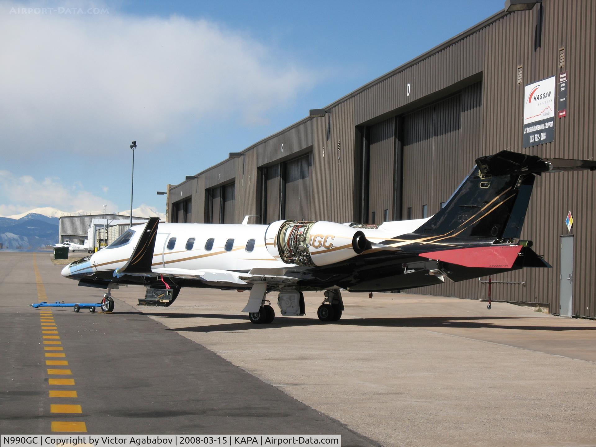 N990GC, 1993 Learjet 31 C/N 033A, Check at Centennial airport