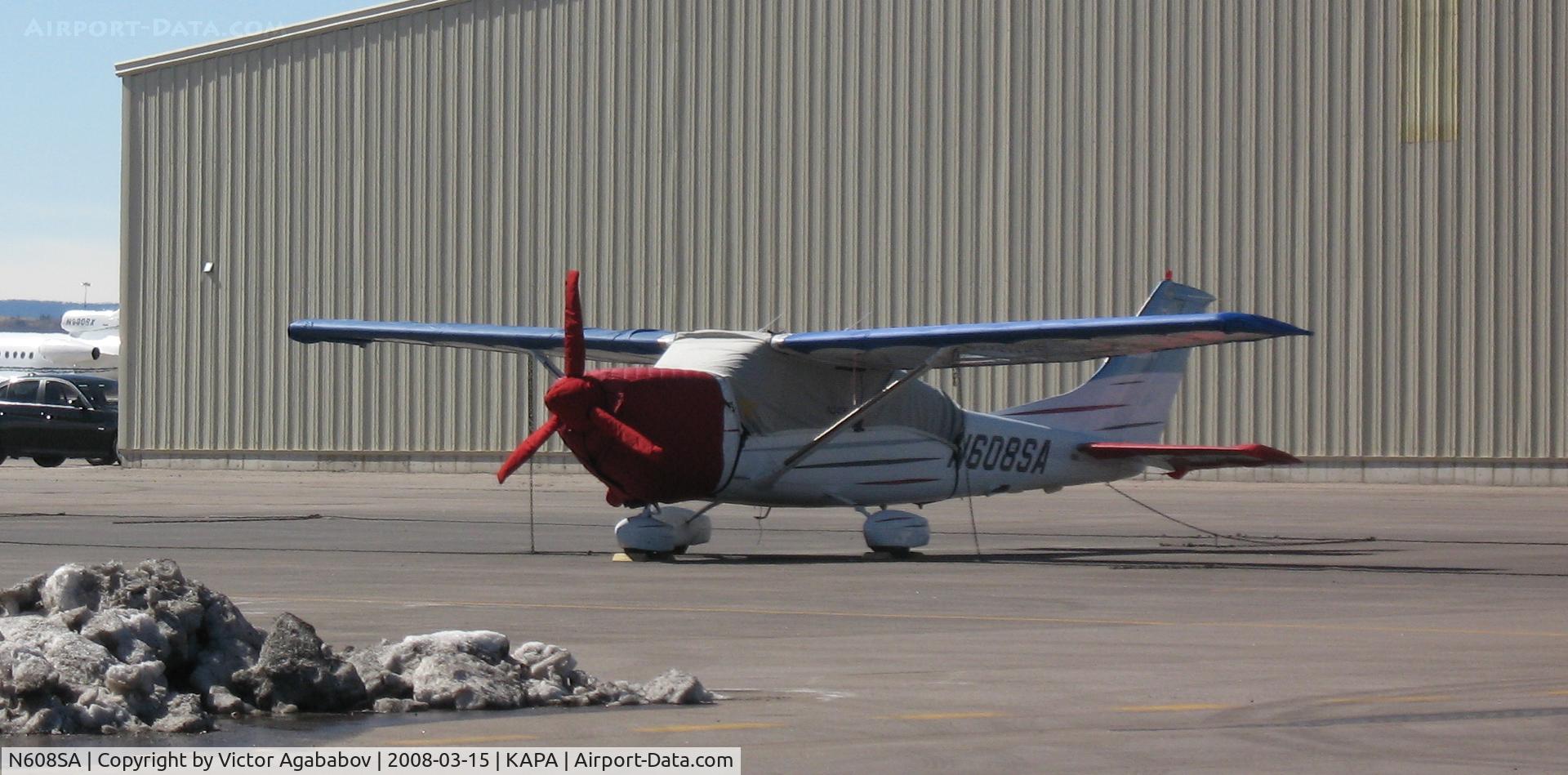 N608SA, 2003 Cessna T206H Turbo Stationair C/N T20608430, With winter clothes on...