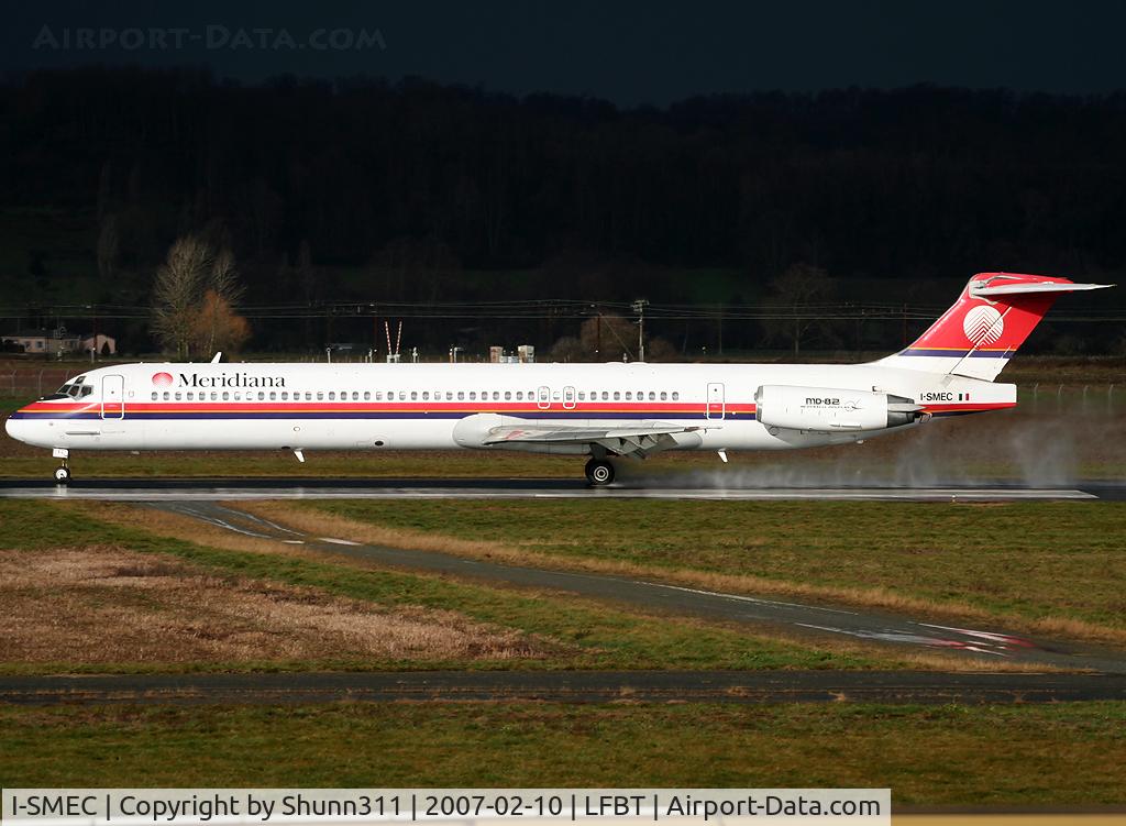 I-SMEC, 1991 McDonnell Douglas MD-83 (DC-9-83) C/N 49785, Landing rwy 20
