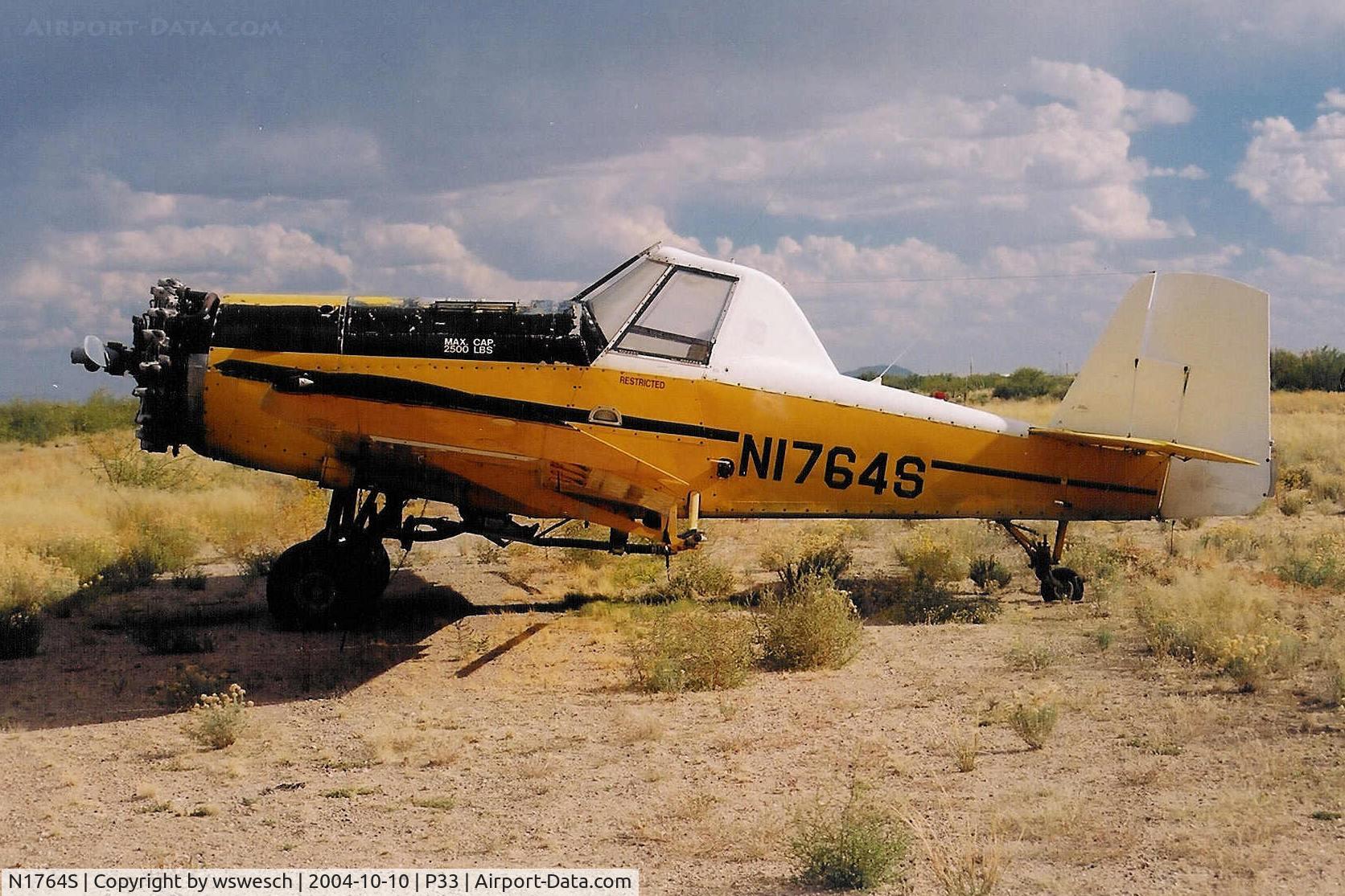 N1764S, 1967 Aero Commander 600 S-2D Restricted C/N 600-1384D, #600-1384D.  A tired old D-model Snow.