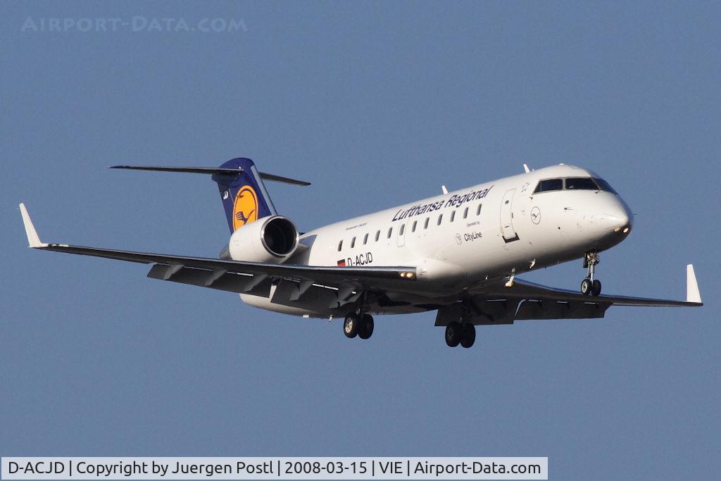 D-ACJD, 1996 Canadair CRJ-100LR (CL-600-2B19) C/N 7135, Canadair RJ100