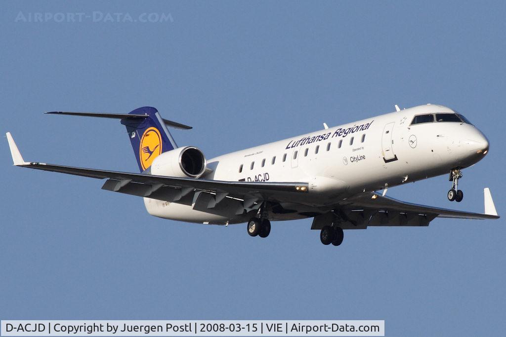 D-ACJD, 1996 Canadair CRJ-100LR (CL-600-2B19) C/N 7135, Canadair RJ100