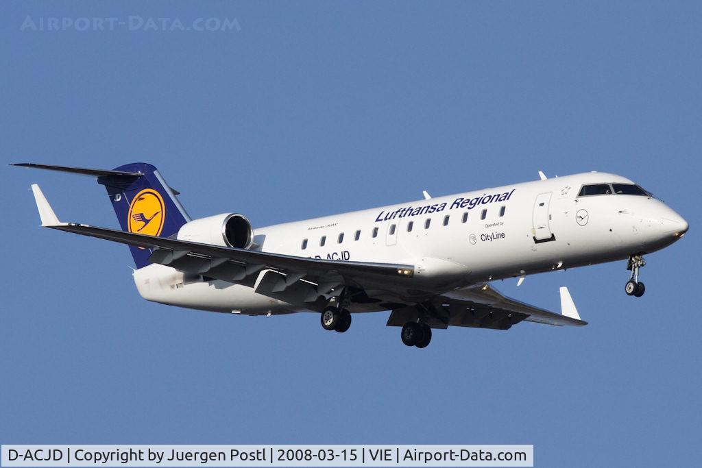 D-ACJD, 1996 Canadair CRJ-100LR (CL-600-2B19) C/N 7135, Canadair RJ100