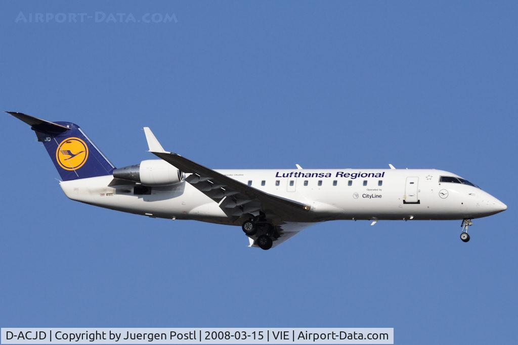 D-ACJD, 1996 Canadair CRJ-100LR (CL-600-2B19) C/N 7135, Canadair RJ100