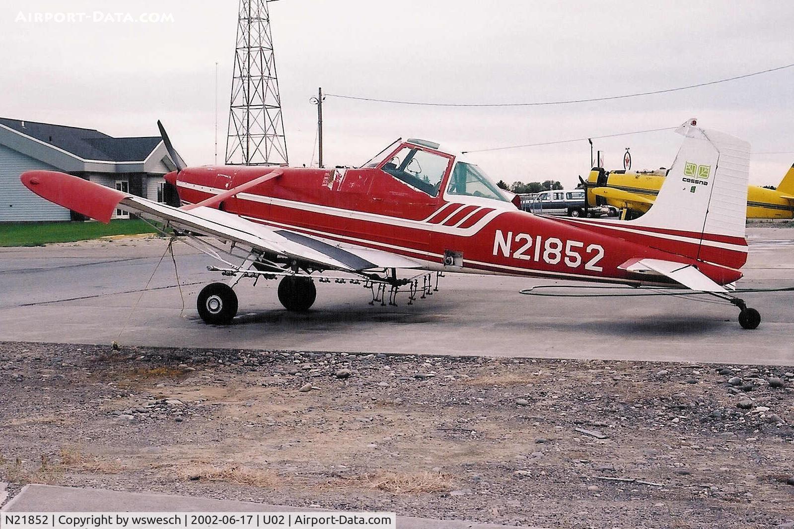 N21852, 1972 Cessna A188B C/N 18801075, 1972 Cessna A188B AgWagon #18801075.