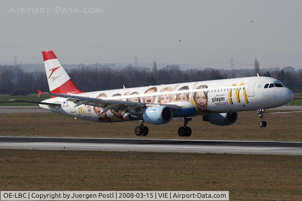 OE-LBC, 1996 Airbus A321-111 C/N 581, Airbus Industries A321-111