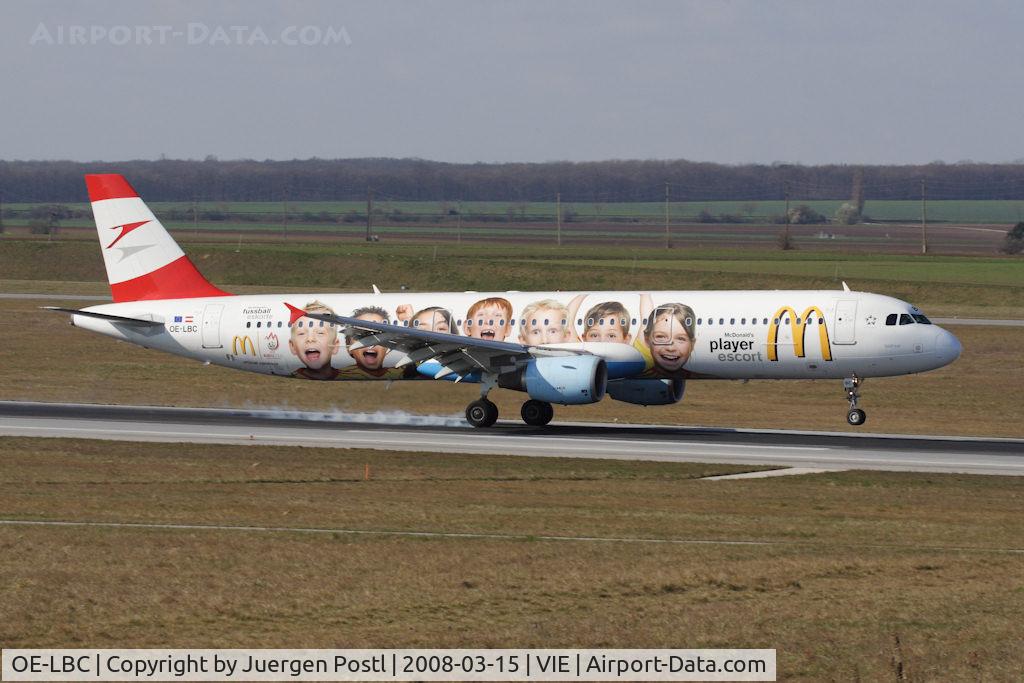 OE-LBC, 1996 Airbus A321-111 C/N 581, Airbus Industries A321-111