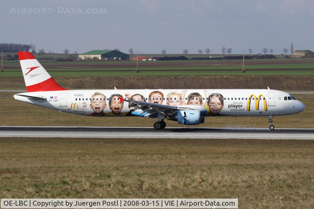 OE-LBC, 1996 Airbus A321-111 C/N 581, Airbus Industries A321-111