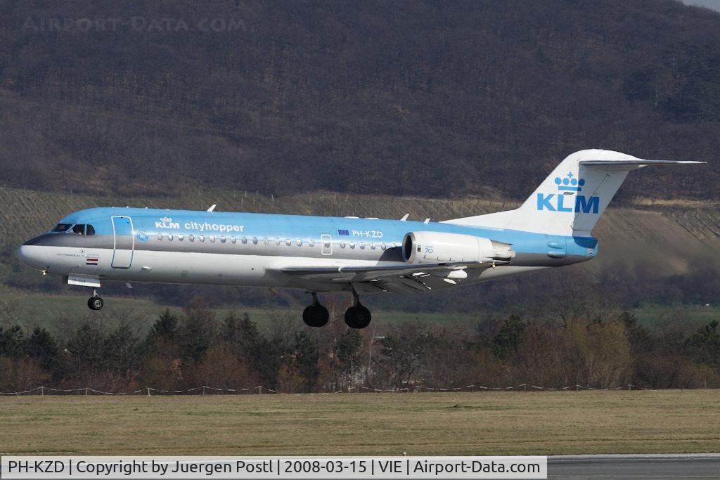 PH-KZD, 1997 Fokker 70 (F-28-0070) C/N 11582, Fokker70