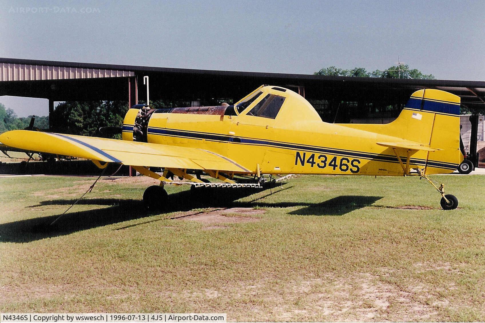 N4346S, Air Tractor Inc AT-301 C/N 301-0026, 1975 Air Tractor AT-301  #301-0026.  Edmondson Customair Ag - Quitman, Georgia