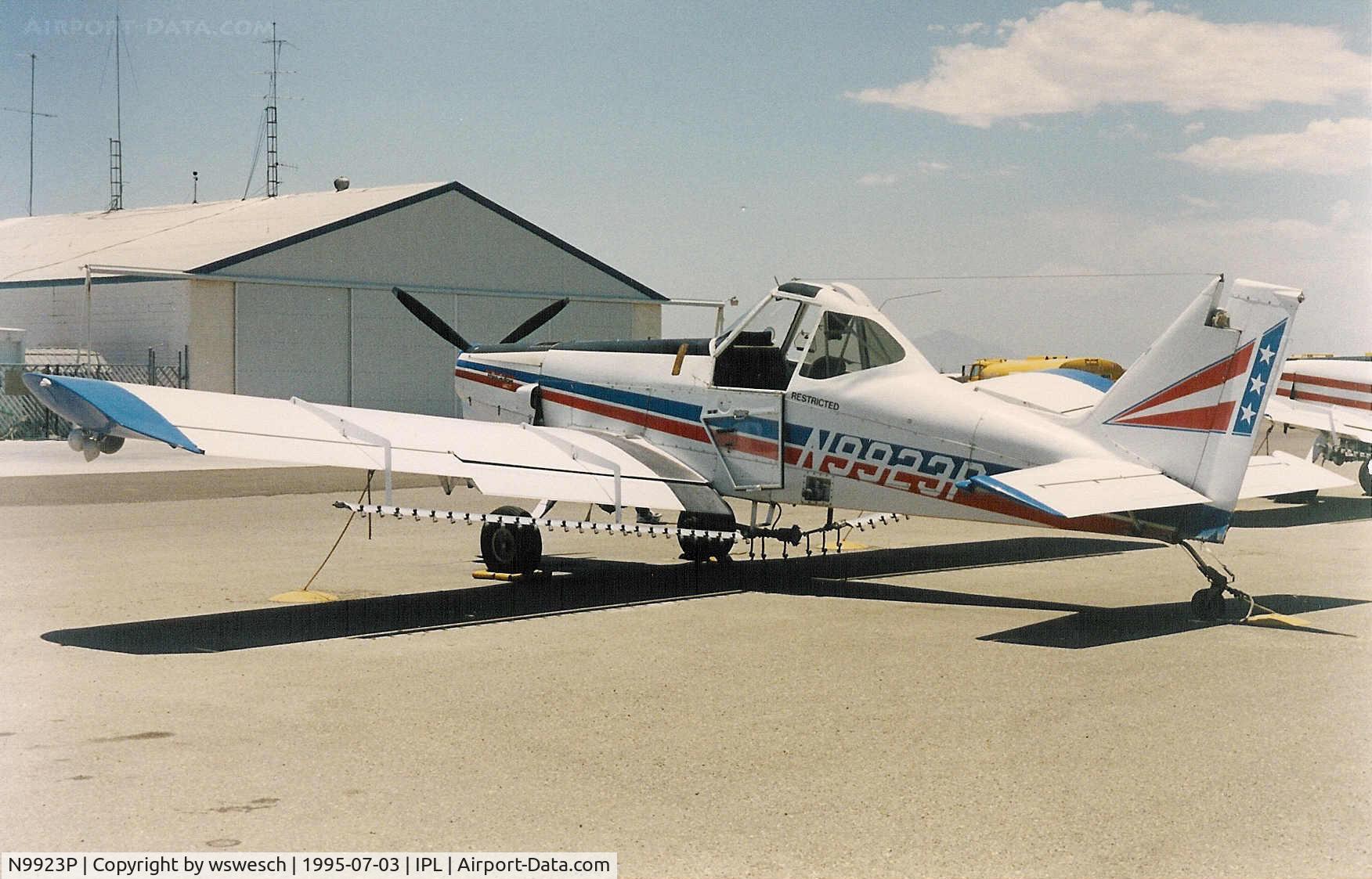 N9923P, 1975 Piper PA-36-285 Pawnee Brave C/N 36-7560033, 1975 Piper PA-36-285 Pawnee Brave, #36-7560033.  Ross Flying Service - Imperial, California