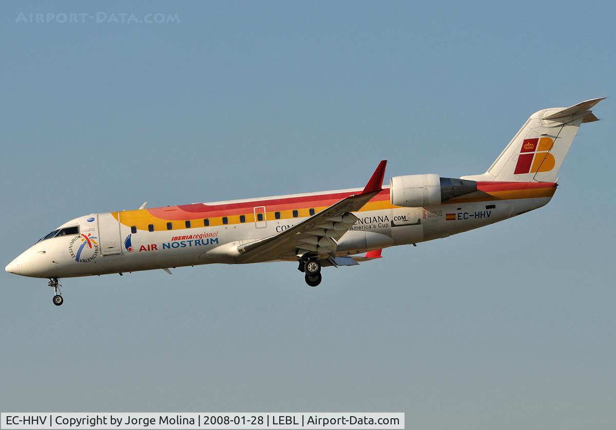 EC-HHV, 1999 Canadair CRJ-200ER (CL-600-2B19) C/N 7350, 