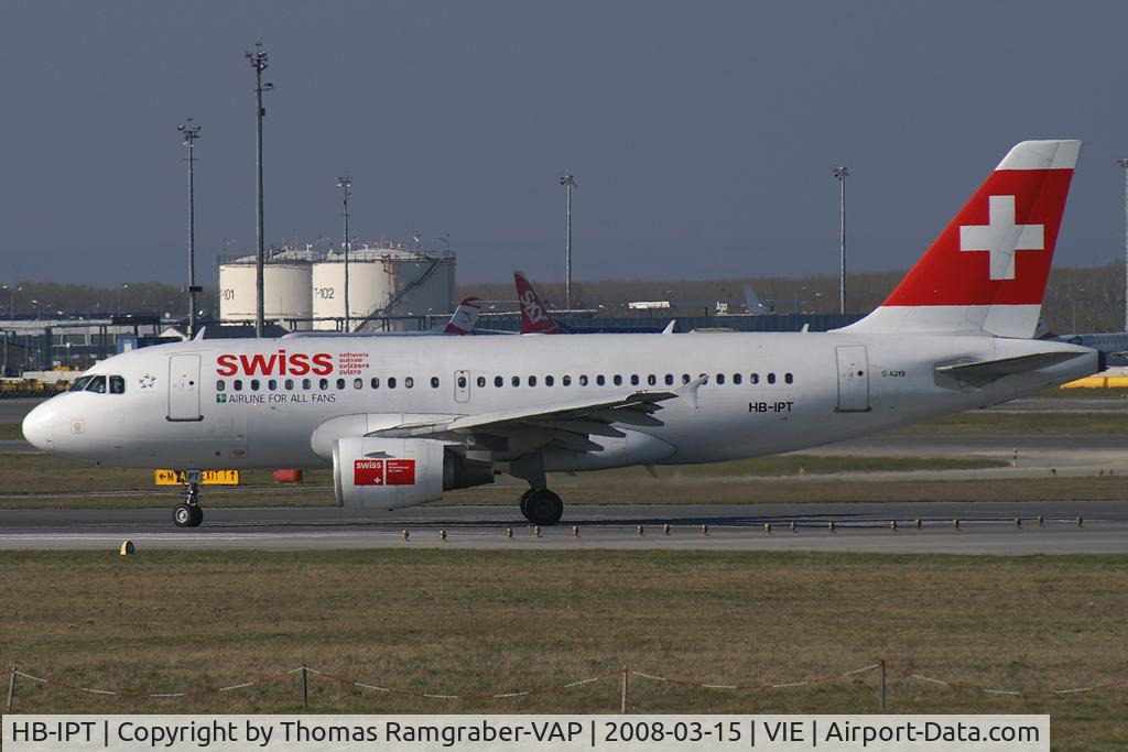 HB-IPT, 1997 Airbus A319-112 C/N 727, Swiss International Airlines Airbus A319