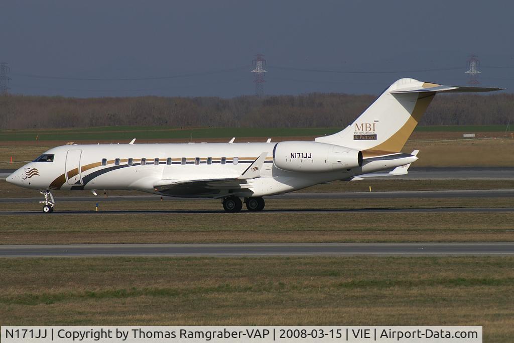 N171JJ, 2006 Bombardier BD-700-1A11 Global Express 5000 C/N 9209, MBI International Bombardier Globalexpress