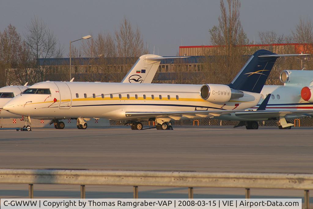 C-GWWW, 2005 Bombardier Challenger 850 (CL-600-2B19) C/N 8057, Chartright Air Inc. Canadair CL600 Challenger