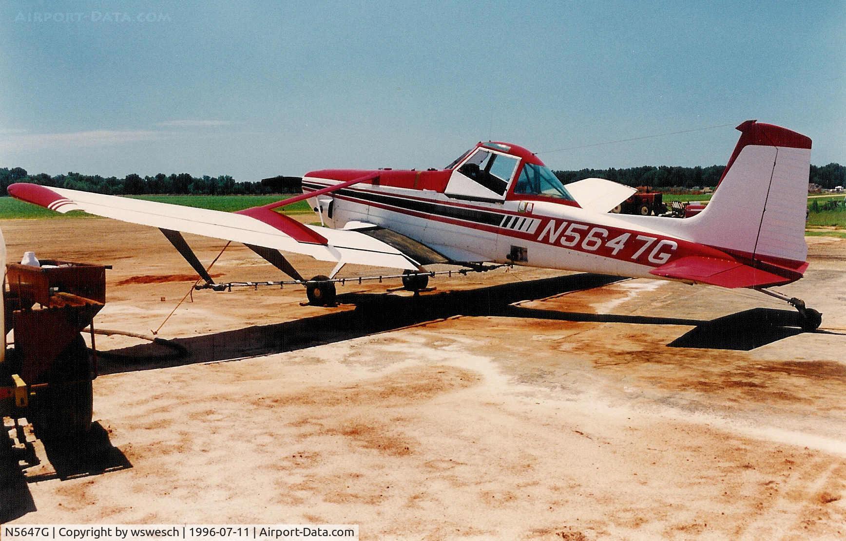 N5647G, 1973 Cessna 188B AGwagon C/N 18801129, 1973 Cessna 188B AgPickup, #18801129.  Gulf Flying Service - Foley, Alabama