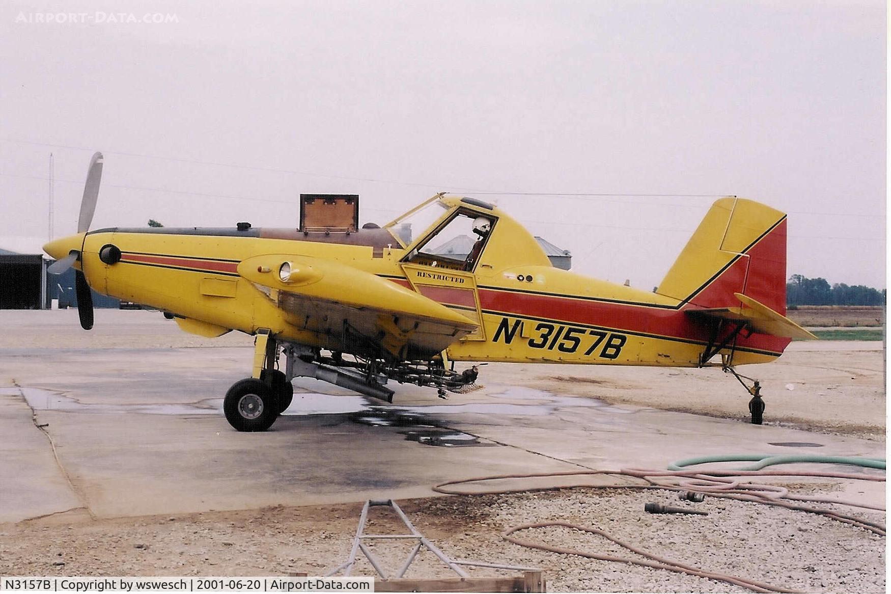 N3157B, Air Tractor Inc AT-400A C/N 400A-0449, #400A-0449.  Wallin Agri Aviation - Walnut Ridge, Arkansas