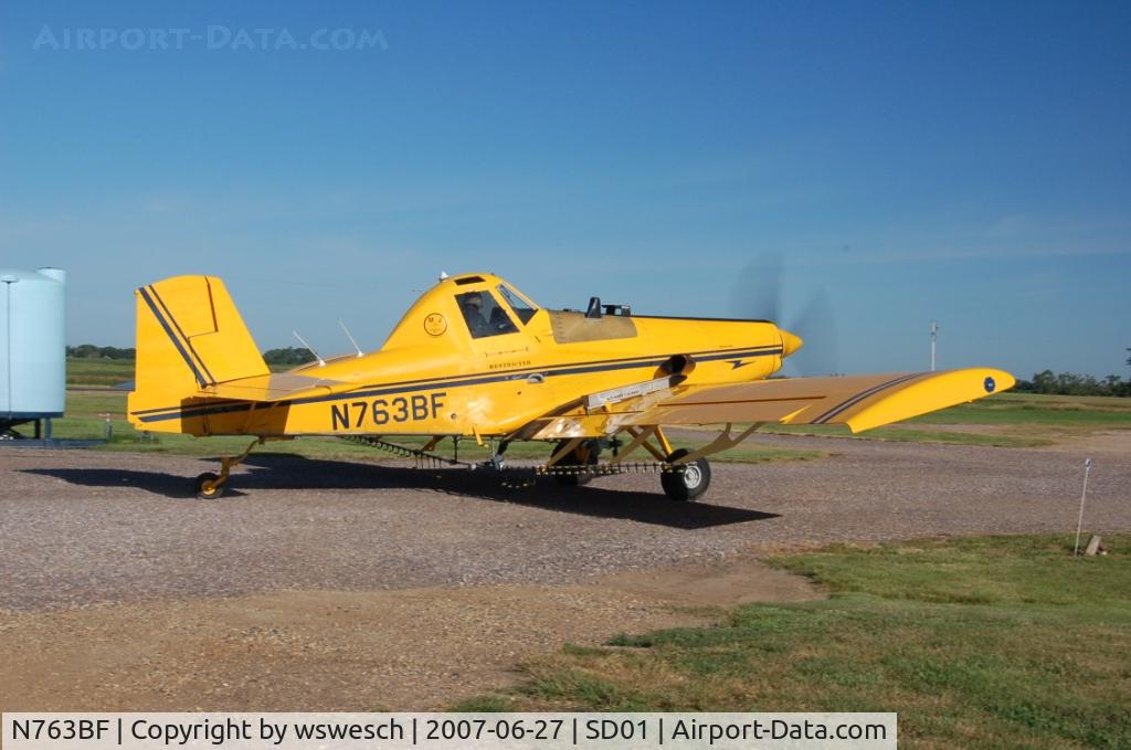 N763BF, Ayres S2R-G6 Thrush C/N G6-126, 1995 Ayres Thrush S2R-G6, #G6-126.  MJ Aviation - Letcher, South Dakota