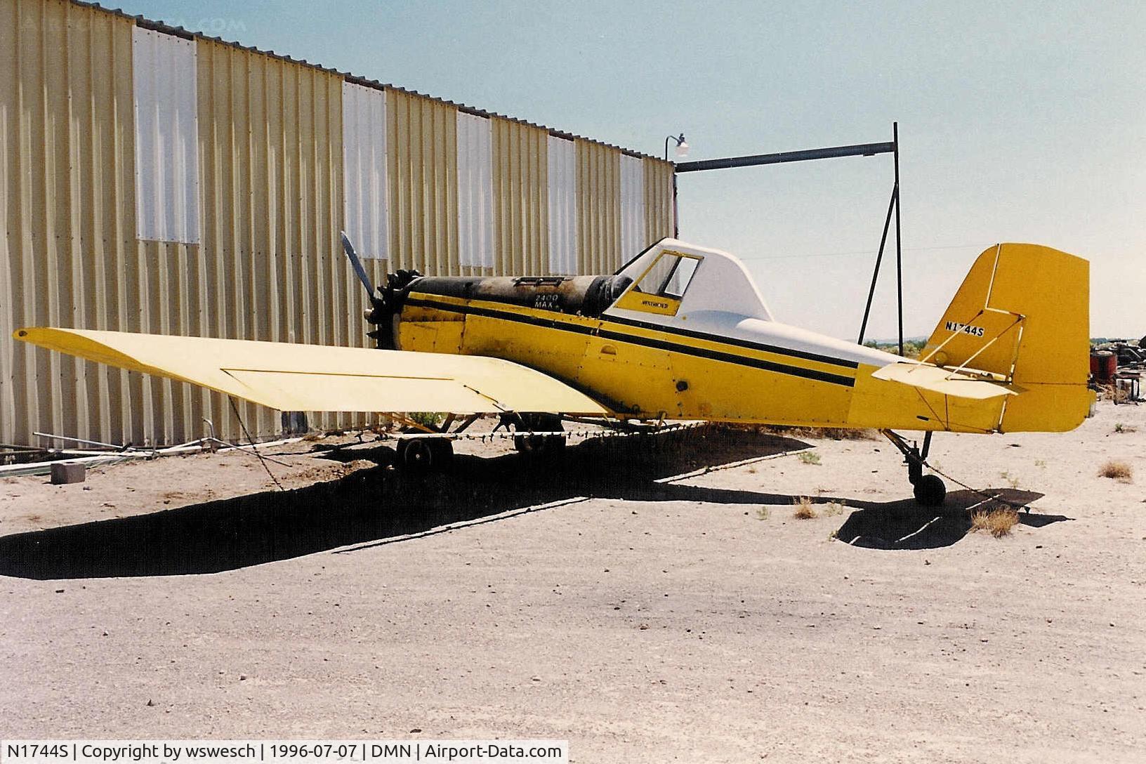 N1744S, 1966 Aero Commander S2D-600 C/N 600-1344D, #600-1344D.  Farm and Ranch Aviation - Deming, New Mexico