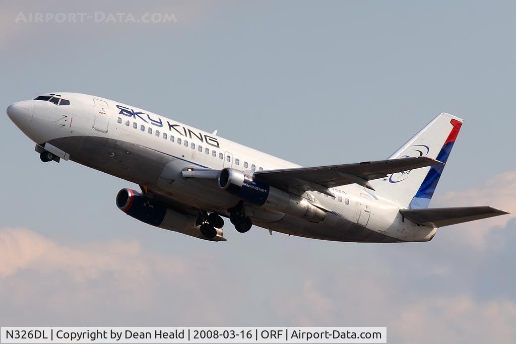 N326DL, 1984 Boeing 737-232 C/N 23098, Sky King N326DL (FLT SGB326) 