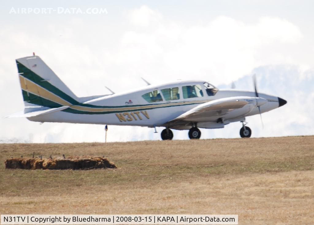N31TV, 1979 Piper PA-23-250 C/N 27-7954054, Position and Hold on 17L.