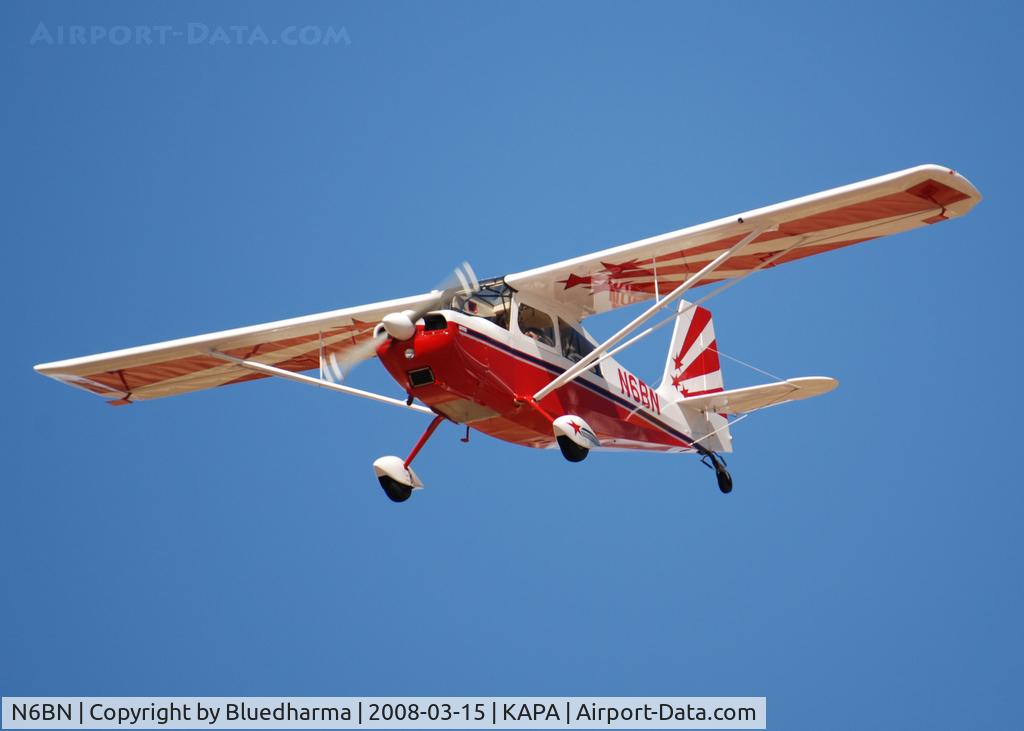 N6BN, 2008 American Champion 7GCAA Citabria C/N 516-2007, Approach to 17L.