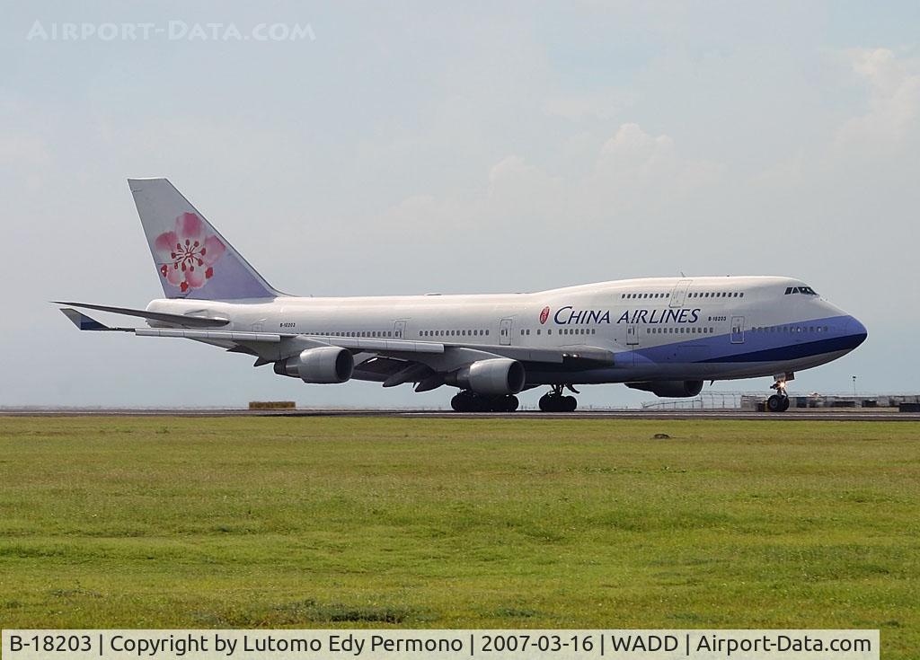 B-18203, Boeing 747-409 C/N 28711, China Airlines