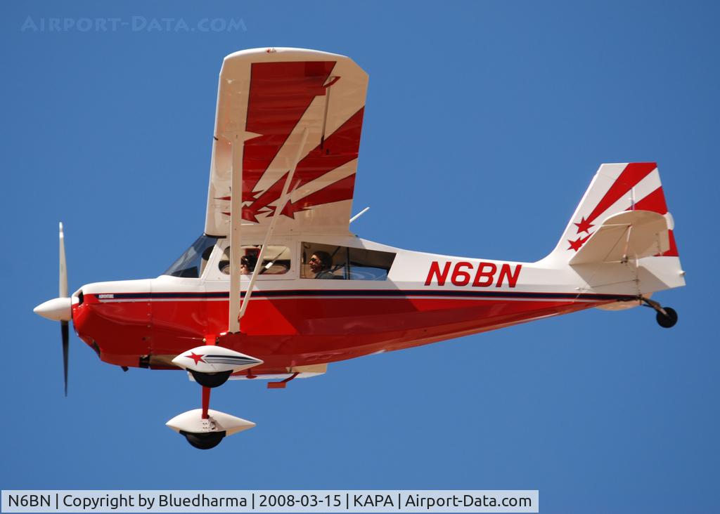 N6BN, 2008 American Champion 7GCAA Citabria C/N 516-2007, Approach to 17L.