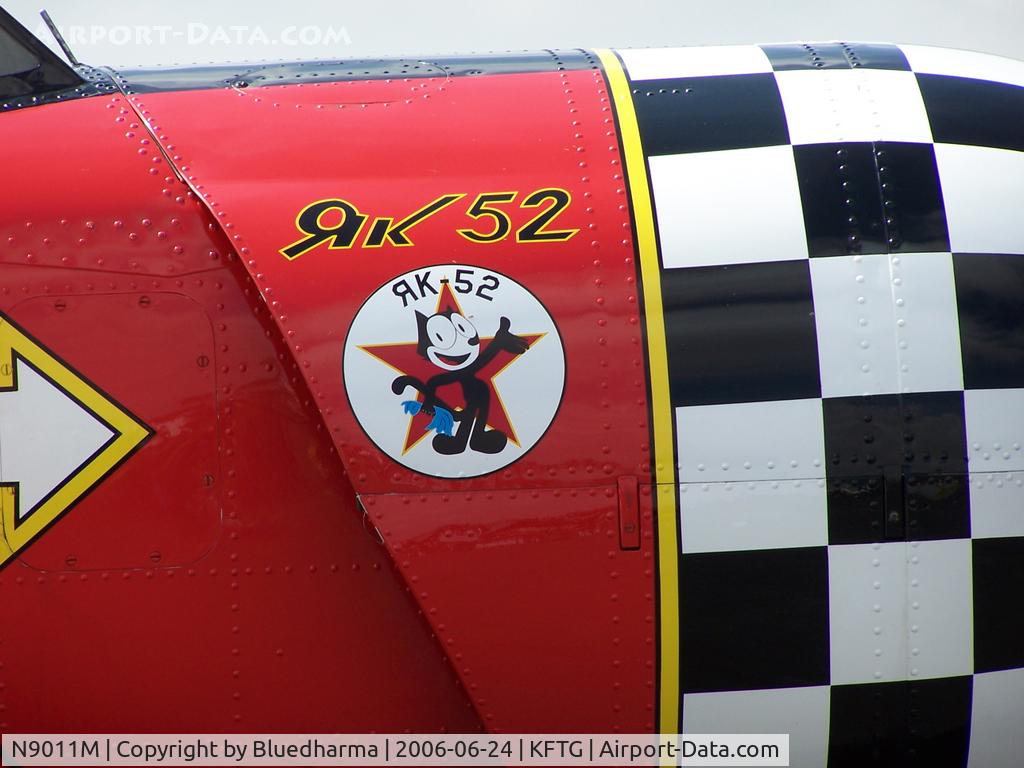 N9011M, 1982 Yakovlev Yak-52 C/N 822111, Parked on display.