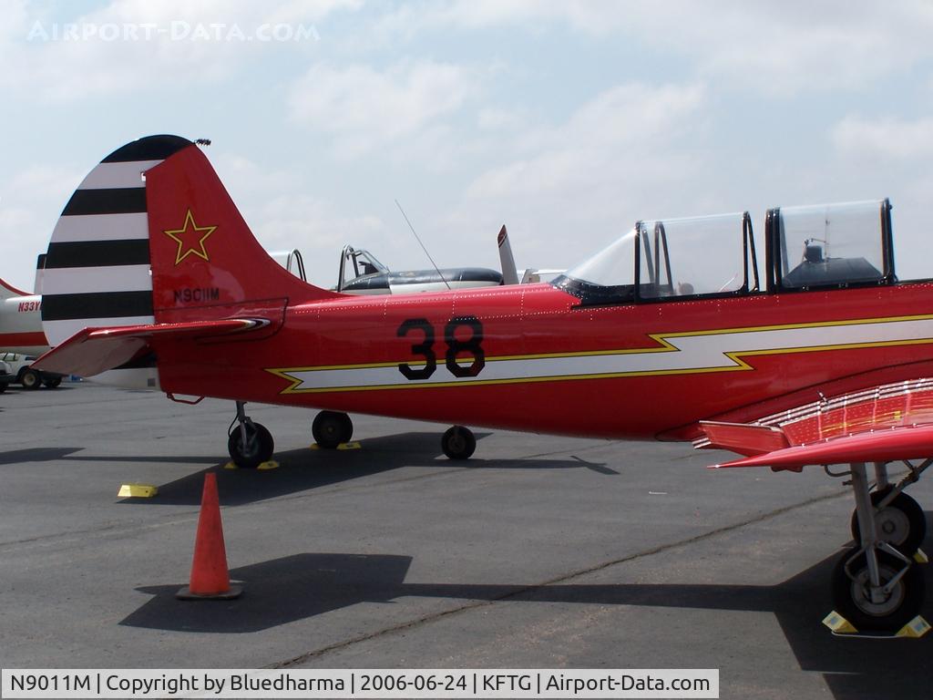 N9011M, 1982 Yakovlev Yak-52 C/N 822111, Parked on display.