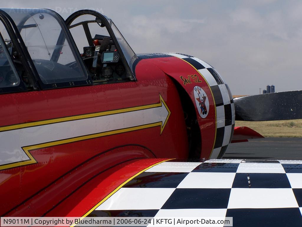 N9011M, 1982 Yakovlev Yak-52 C/N 822111, Parked on display.
