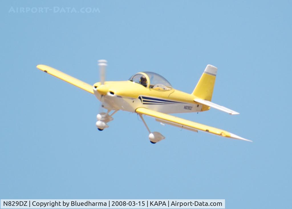 N829DZ, 2006 Vans RV-8A C/N 81714, Approach to 17L.